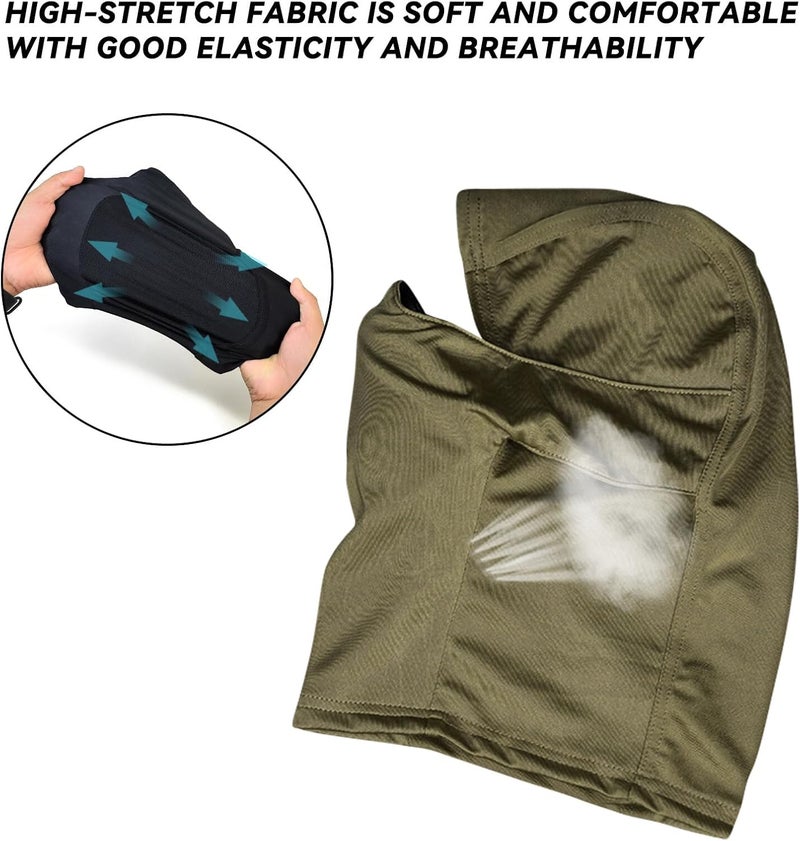 Aoutacc Balaclava Airsoft Mask, Style Tactical Airsoft Full Face Protective Mask,Silicone Mask for Airsoft/Cycling - Image 3